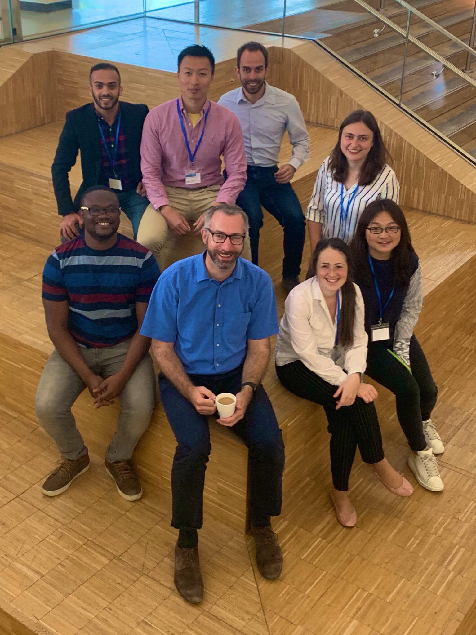 The latest version of the TAG photo taken at PSSRC2019. Mohammed, Ray, Adam, Johanna, Prince, Axel, Talia, and Qi.